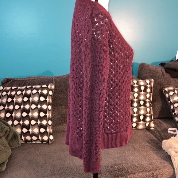 Loft Open Stitch Sweater, Medium - Picture 3 of 6